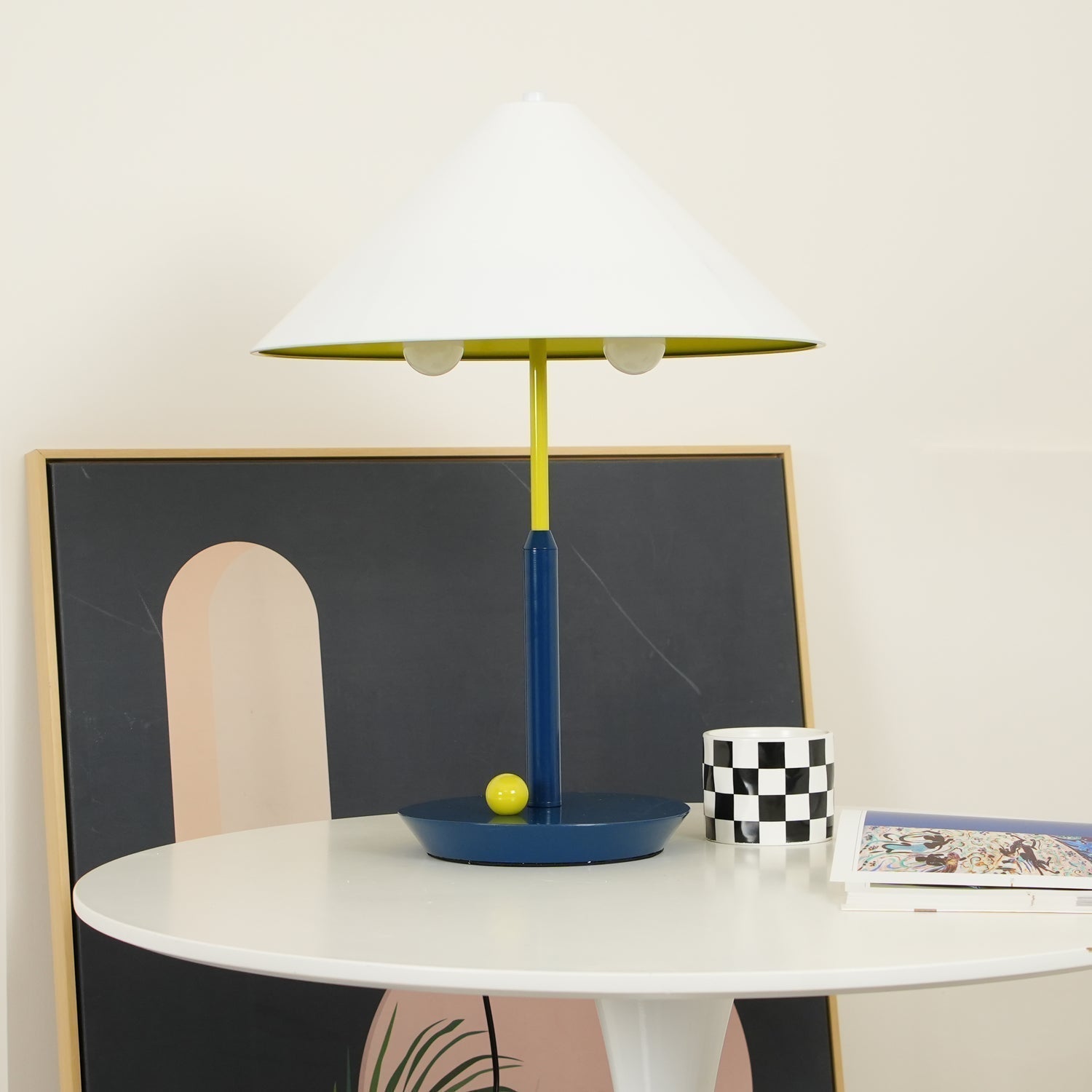 Modern Floating Style Little Eliah Table Lamp for Bedroom and Designer Nightstand Lighting