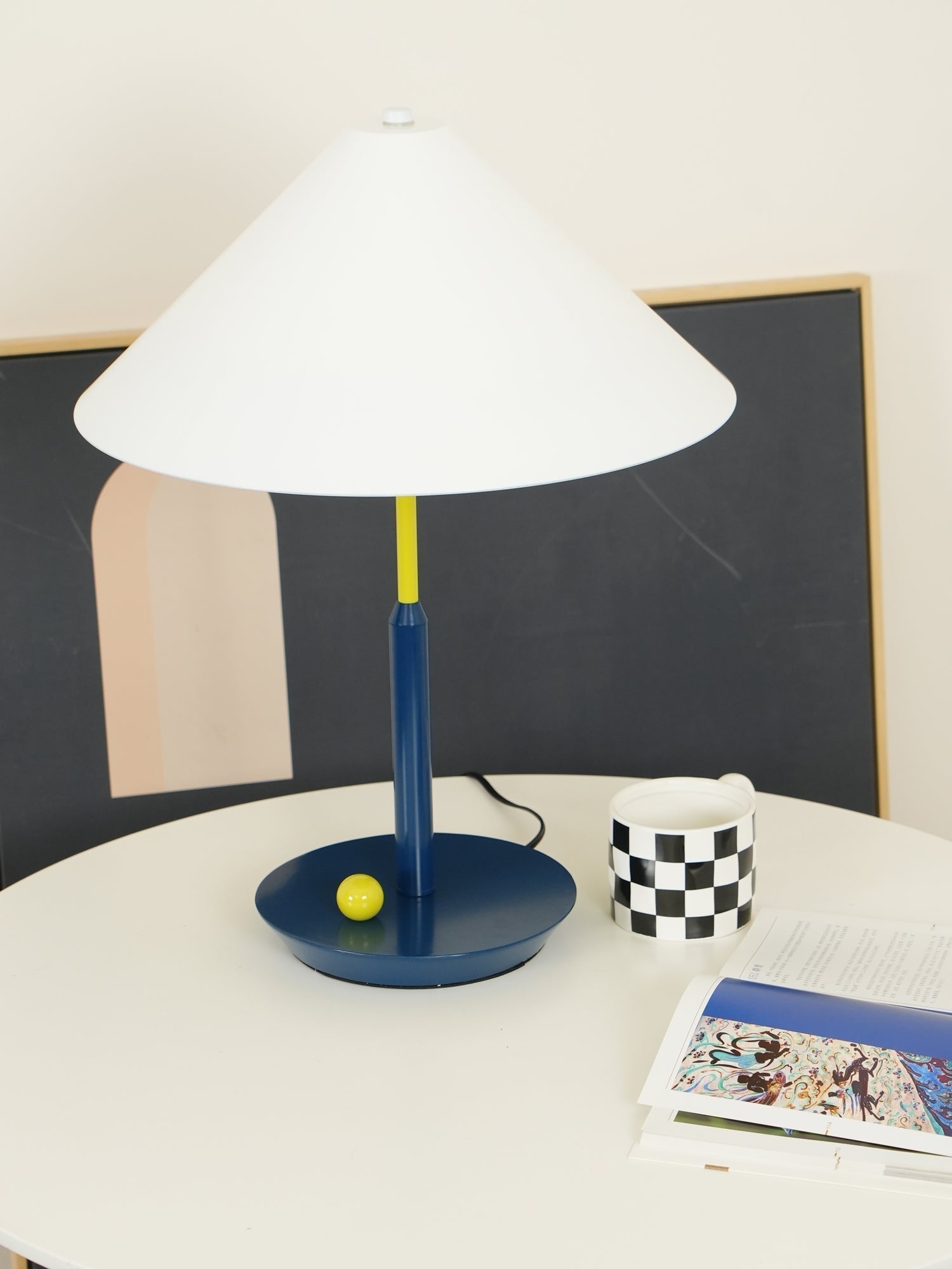 Modern Floating Style Little Eliah Table Lamp for Bedroom and Designer Nightstand Lighting