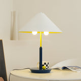 Modern Floating Style Little Eliah Table Lamp for Bedroom and Designer Nightstand Lighting