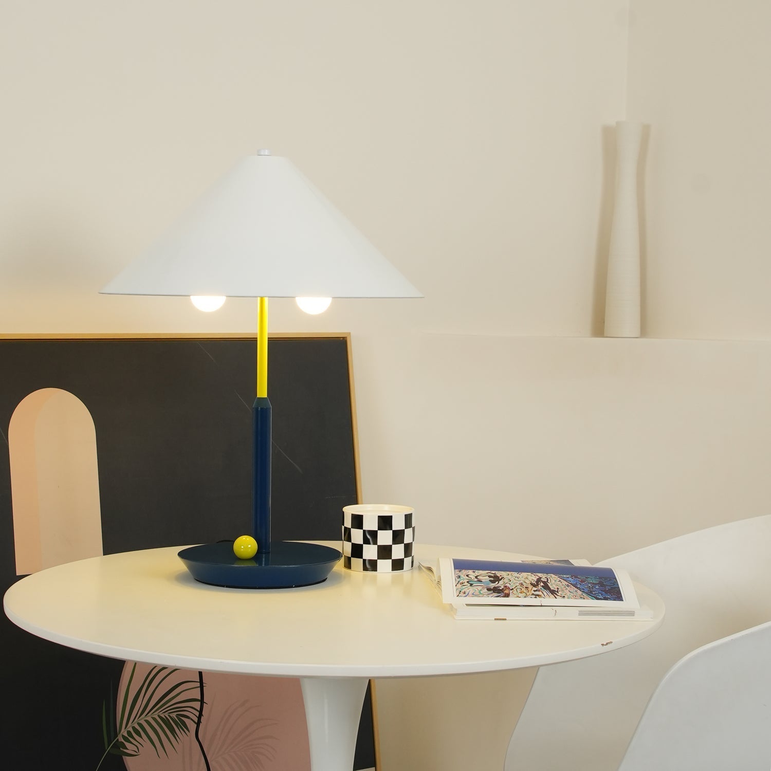 Modern Floating Style Little Eliah Table Lamp for Bedroom and Designer Nightstand Lighting