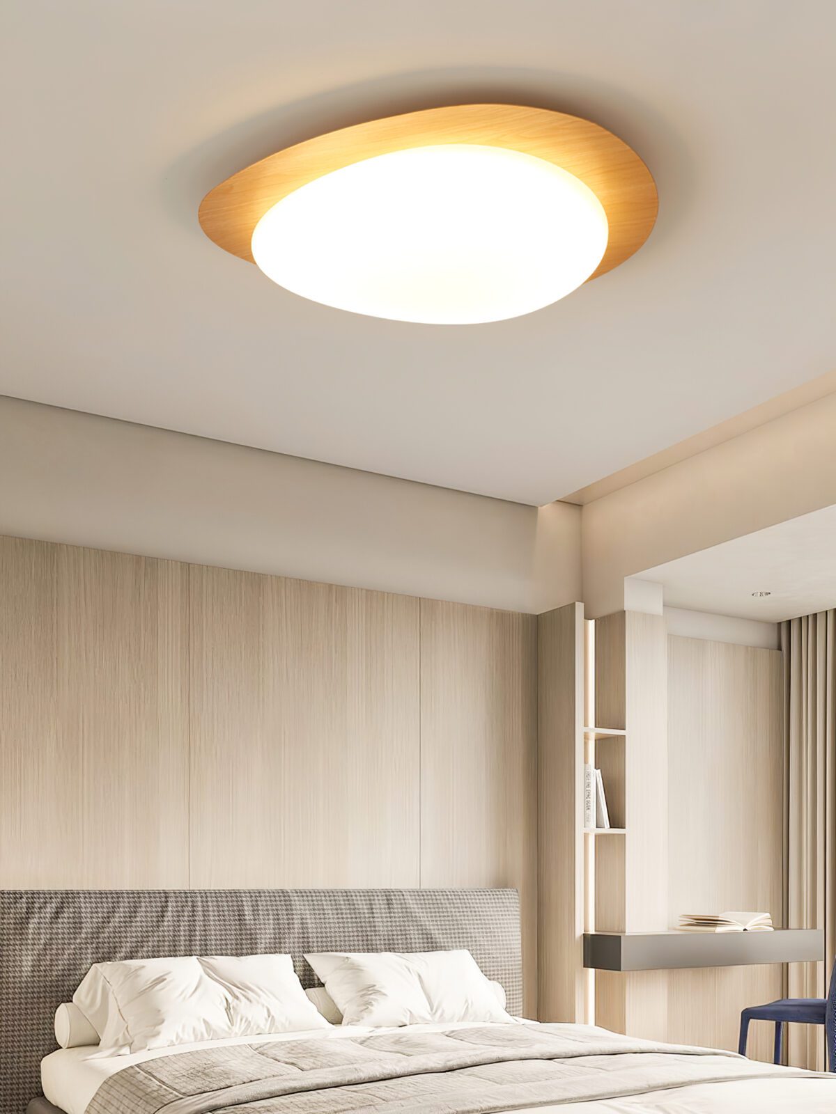modern-pebble-shape-wood-grain-led-ceiling-light-for-contemporary-home-interiors
