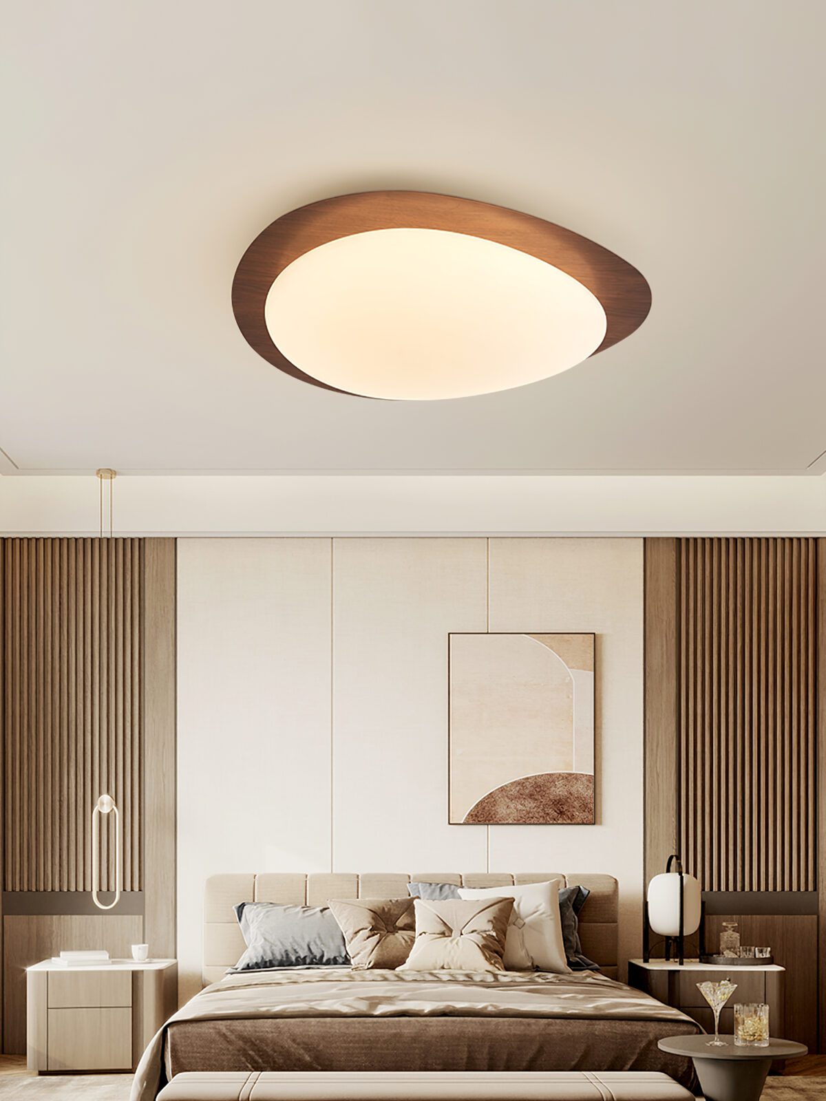 modern-pebble-shape-wood-grain-led-ceiling-light-for-contemporary-home-interiors