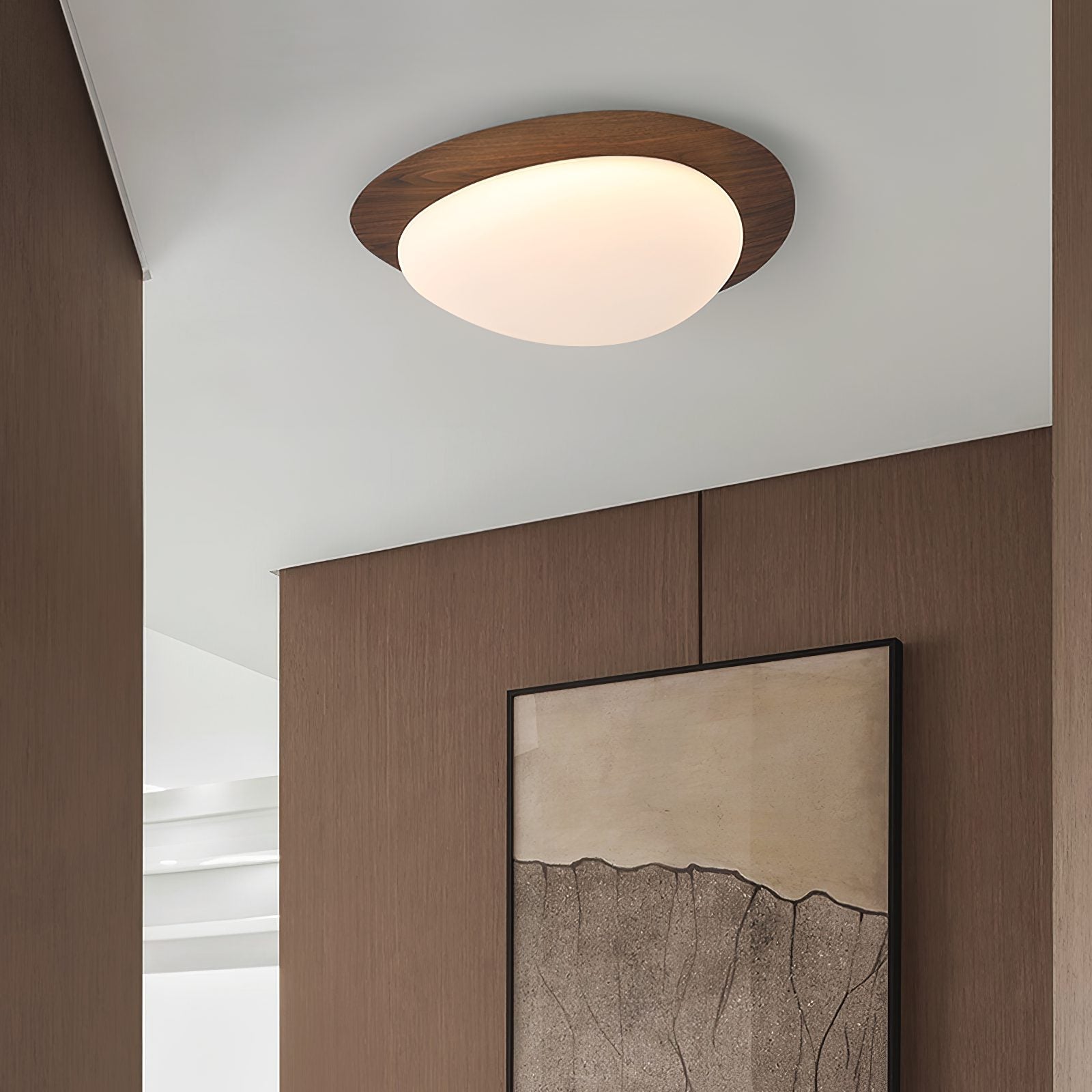 modern-pebble-shape-wood-grain-led-ceiling-light-for-contemporary-home-interiors