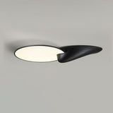 Lone Peak Modern Wood Flush Mount LED Ceiling Light Fixture for Bedroom and Living Room