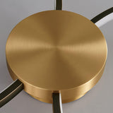Minimalist Circular LED Loop Ceiling Fixture Modern Geometric Interior Lighting