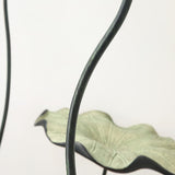 Elegant Lotus Resin Floor Lamp Floral Decorative Standing Light for Living Room
