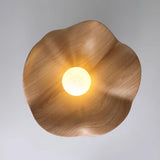 Elegant Resin Lotus Leaf Ceiling Lamp for Modern Interior Design and Ambient Home Lighting