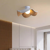 Elegant Resin Lotus Leaf Ceiling Lamp for Modern Interior Design and Ambient Home Lighting