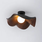 Elegant Resin Lotus Leaf Ceiling Lamp for Modern Interior Design and Ambient Home Lighting