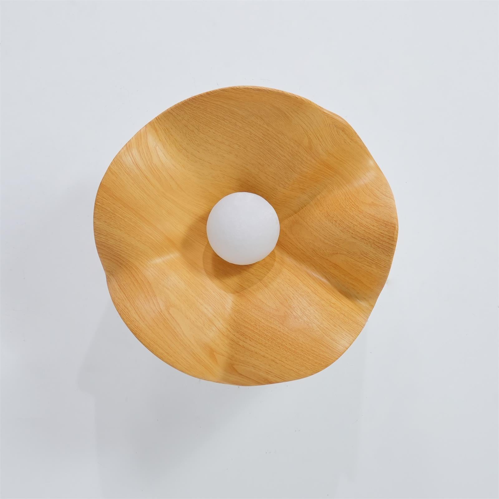 Elegant Resin Lotus Leaf Ceiling Lamp for Modern Interior Design and Ambient Home Lighting
