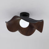 Elegant Resin Lotus Leaf Ceiling Lamp for Modern Interior Design and Ambient Home Lighting