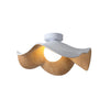 Elegant Resin Lotus Leaf Ceiling Lamp for Modern Interior Design and Ambient Home Lighting