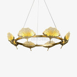elegant-lotus-leaf-enamel-stained-glass-brass-chandelier-for-luxury-dining-and-living-spaces