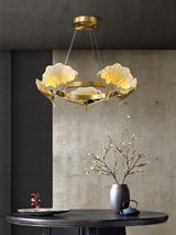 elegant-lotus-leaf-enamel-stained-glass-brass-chandelier-for-luxury-dining-and-living-spaces