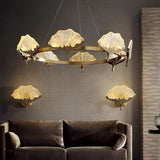 elegant-lotus-leaf-enamel-stained-glass-brass-chandelier-for-luxury-dining-and-living-spaces