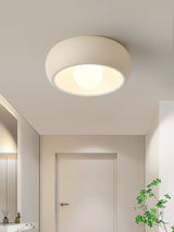 Modern Round Glass Flush Mount Ceiling Light Minimalist Louis Inspired Interior Lighting Fixture