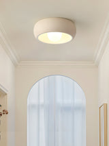 Modern Round Glass Flush Mount Ceiling Light Minimalist Louis Inspired Interior Lighting Fixture