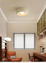Modern Round Glass Flush Mount Ceiling Light Minimalist Louis Inspired Interior Lighting Fixture