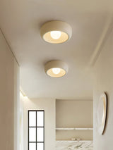 Modern Round Glass Flush Mount Ceiling Light Minimalist Louis Inspired Interior Lighting Fixture