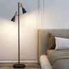 Modern Nordic Metal Floor Lamp with Marble Base and Adjustable Rotating Shade