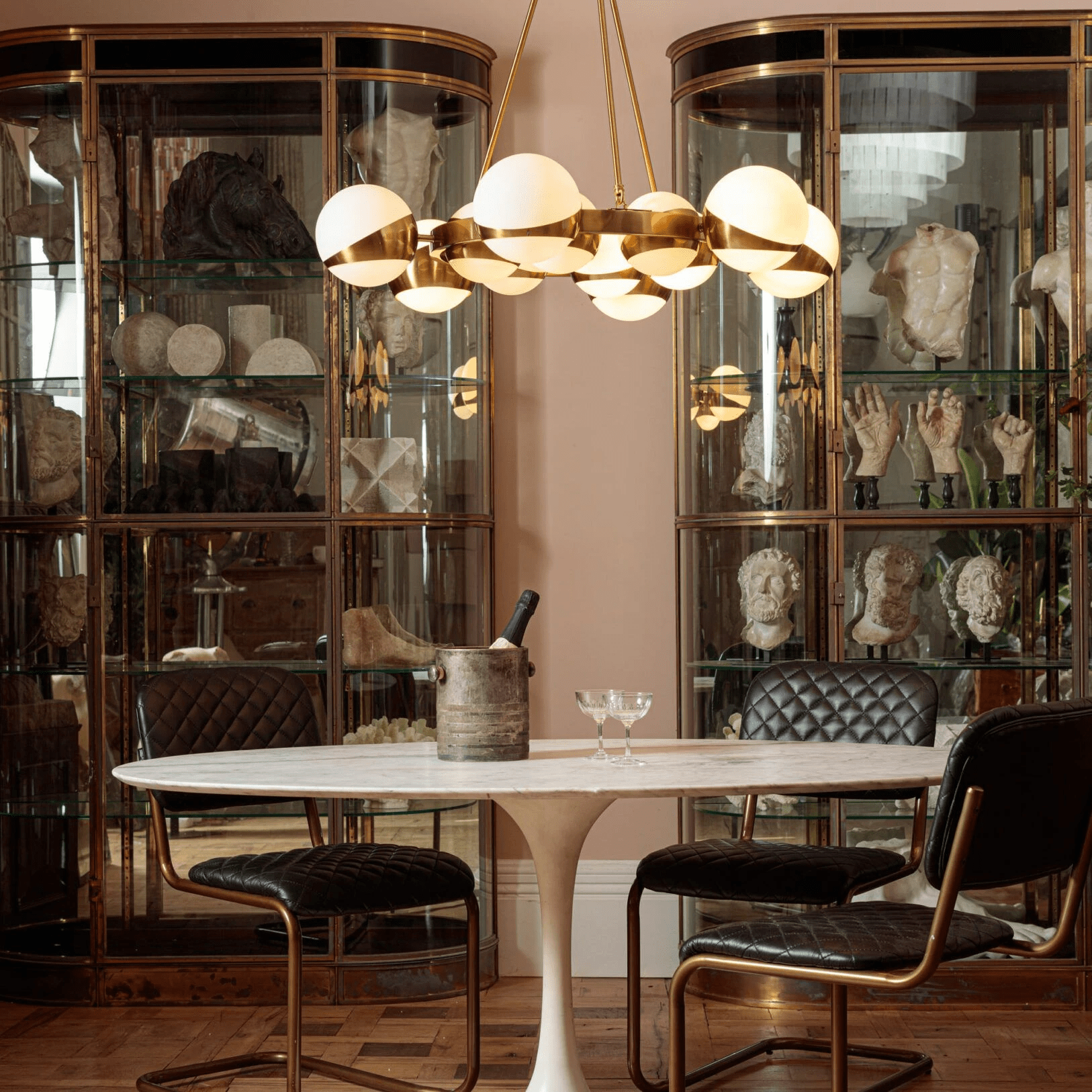 modern-brass-sputnik-chandelier-with-opaline-glass-spheres-for-dining-room