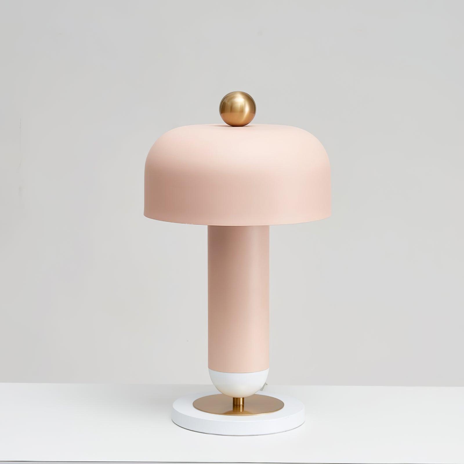 Modern Lulu Metal Bedside Table Lamp with Retro Aesthetic Design