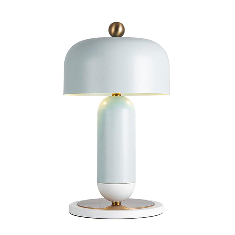 Modern Lulu Metal Bedside Table Lamp with Retro Aesthetic Design