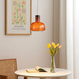 Modern Petal Glass Pendant Light Layered Floral Hanging Lamp for Living Room Dining Area