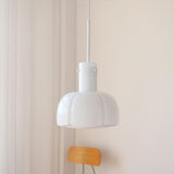 Modern Petal Glass Pendant Light Layered Floral Hanging Lamp for Living Room Dining Area