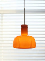 Modern Petal Glass Pendant Light Layered Floral Hanging Lamp for Living Room Dining Area