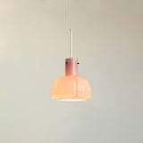 Modern Petal Glass Pendant Light Layered Floral Hanging Lamp for Living Room Dining Area