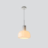 Modern Petal Glass Pendant Light Layered Floral Hanging Lamp for Living Room Dining Area