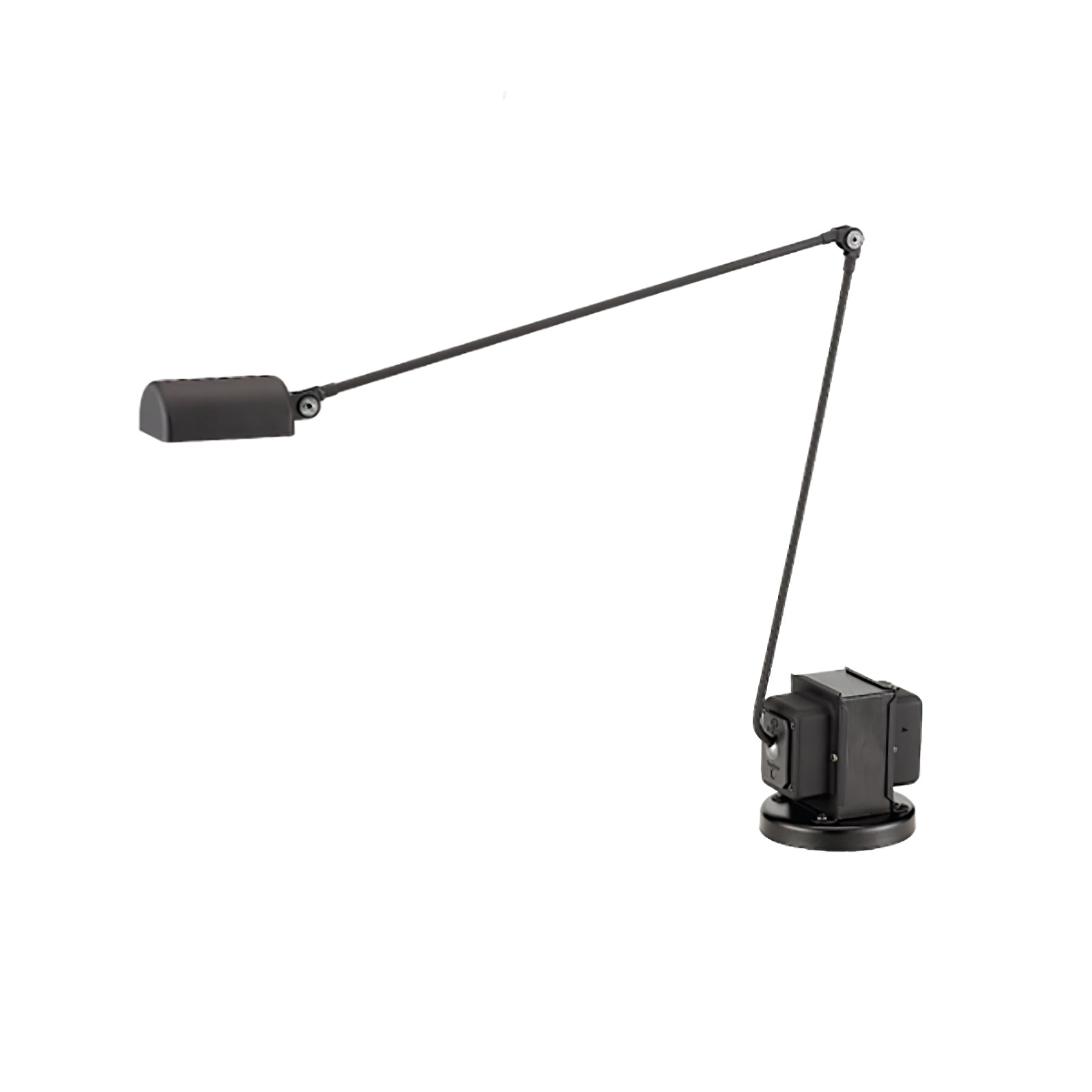 Dynamo Minimalist Adjustable LED Table Lamp Rotating Metal Desk Light for Modern Bedroom Office