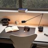 Dynamo Minimalist Adjustable LED Table Lamp Rotating Metal Desk Light for Modern Bedroom Office