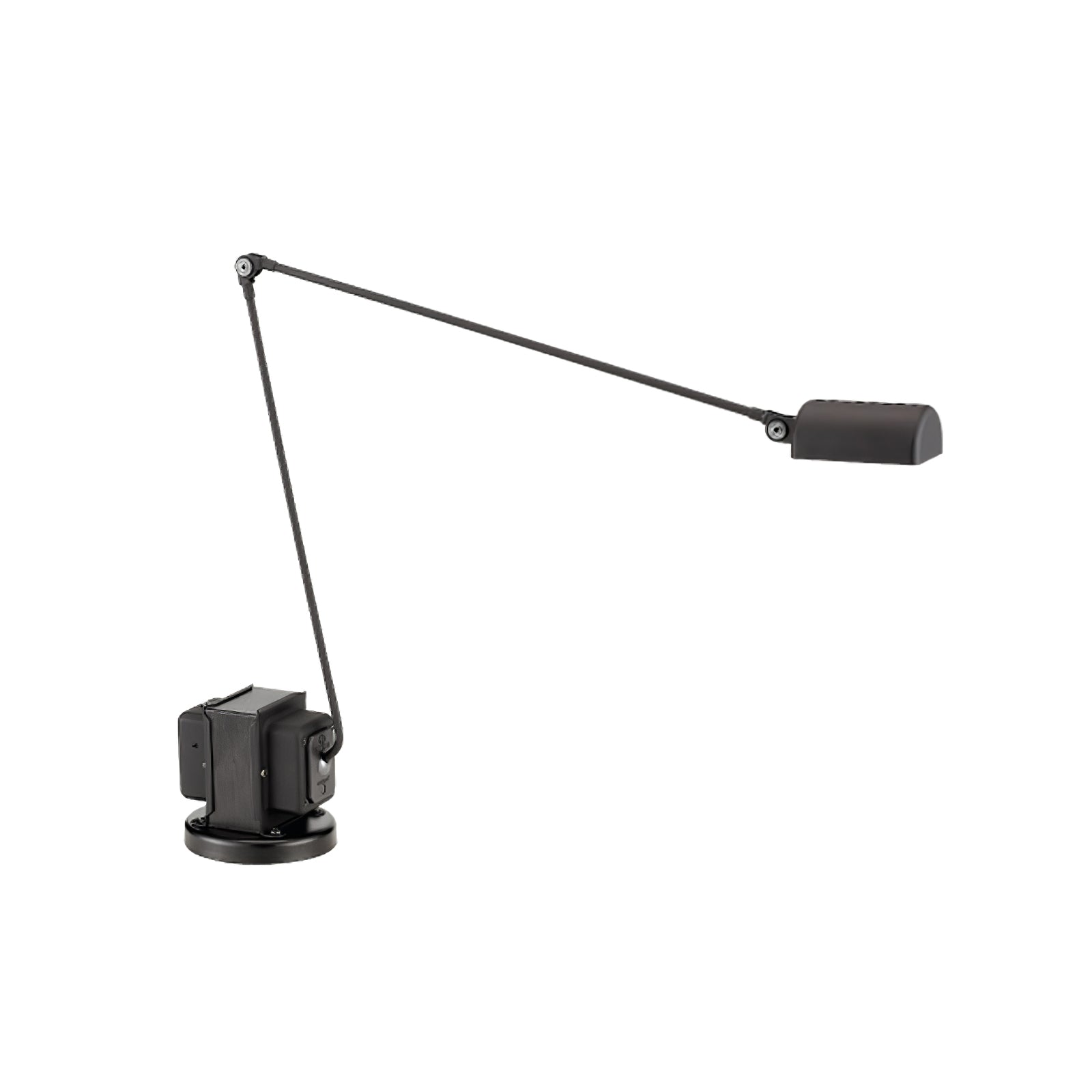Dynamo Minimalist Adjustable LED Table Lamp Rotating Metal Desk Light for Modern Bedroom Office