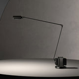 Dynamo Minimalist Adjustable LED Table Lamp Rotating Metal Desk Light for Modern Bedroom Office