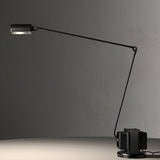 Dynamo Minimalist Adjustable LED Table Lamp Rotating Metal Desk Light for Modern Bedroom Office