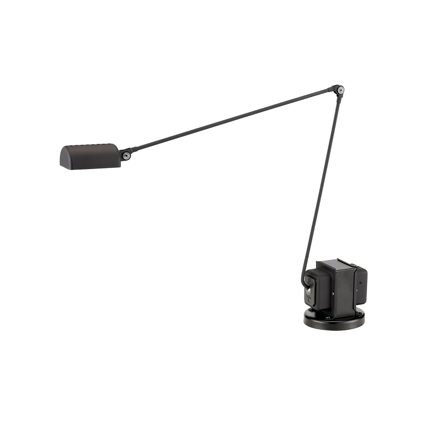 Dynamo Minimalist Adjustable LED Table Lamp Rotating Metal Desk Light for Modern Bedroom Office