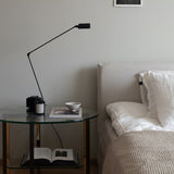 Dynamo Minimalist Adjustable LED Table Lamp Rotating Metal Desk Light for Modern Bedroom Office
