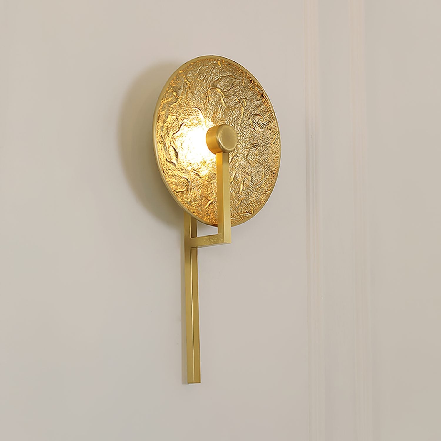 handcrafted-gold-brass-lunar-surface-integrated-led-wall-sconce-lighting