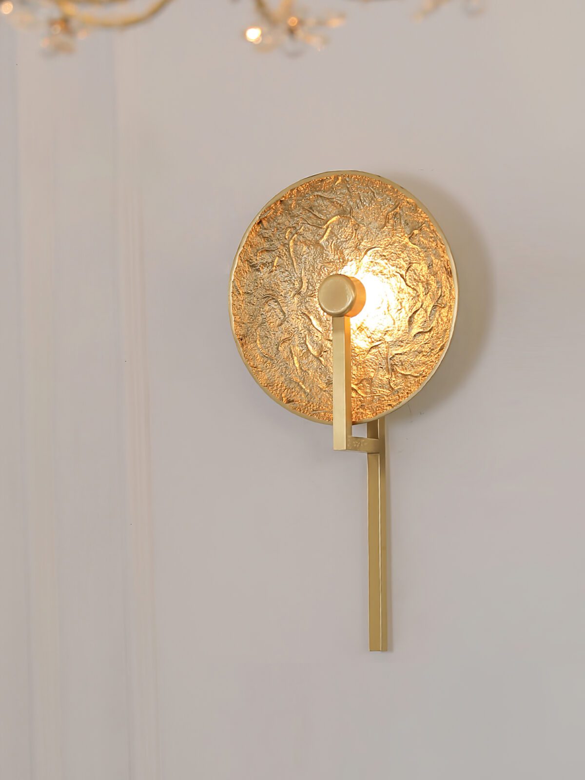 handcrafted-gold-brass-lunar-surface-integrated-led-wall-sconce-lighting