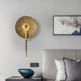 handcrafted-gold-brass-lunar-surface-integrated-led-wall-sconce-lighting
