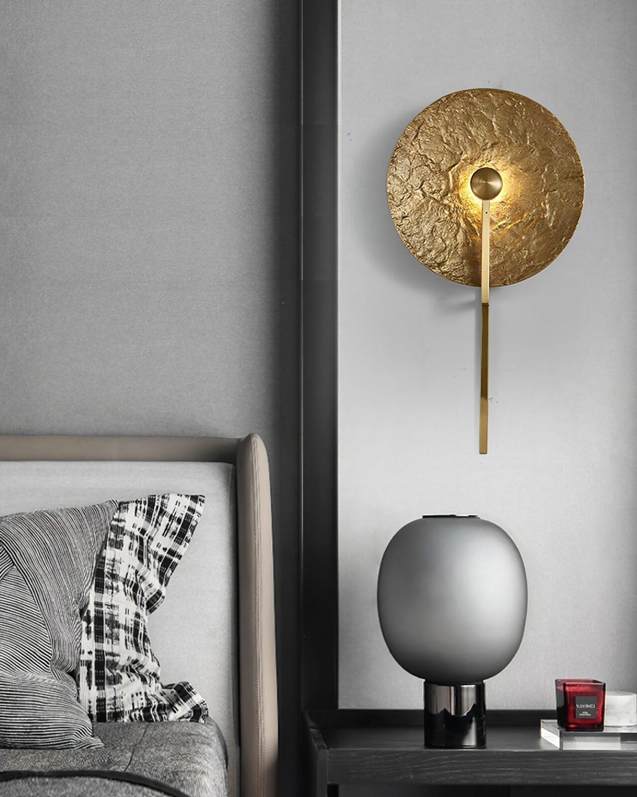 handcrafted-gold-brass-lunar-surface-integrated-led-wall-sconce-lighting