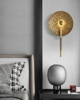 handcrafted-gold-brass-lunar-surface-integrated-led-wall-sconce-lighting