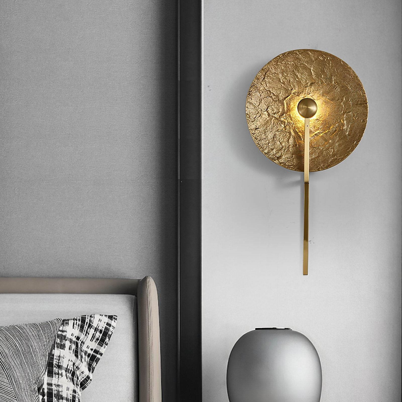 handcrafted-gold-brass-lunar-surface-integrated-led-wall-sconce-lighting