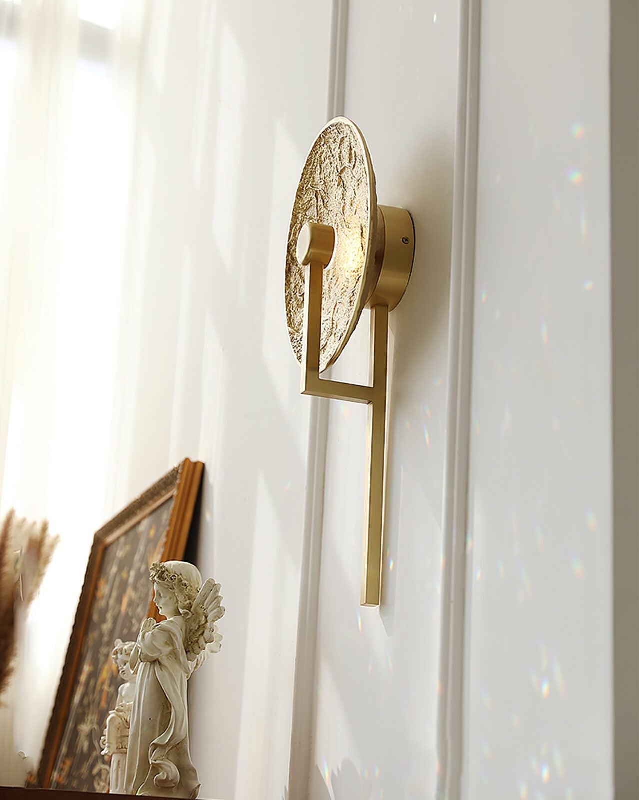 handcrafted-gold-brass-lunar-surface-integrated-led-wall-sconce-lighting