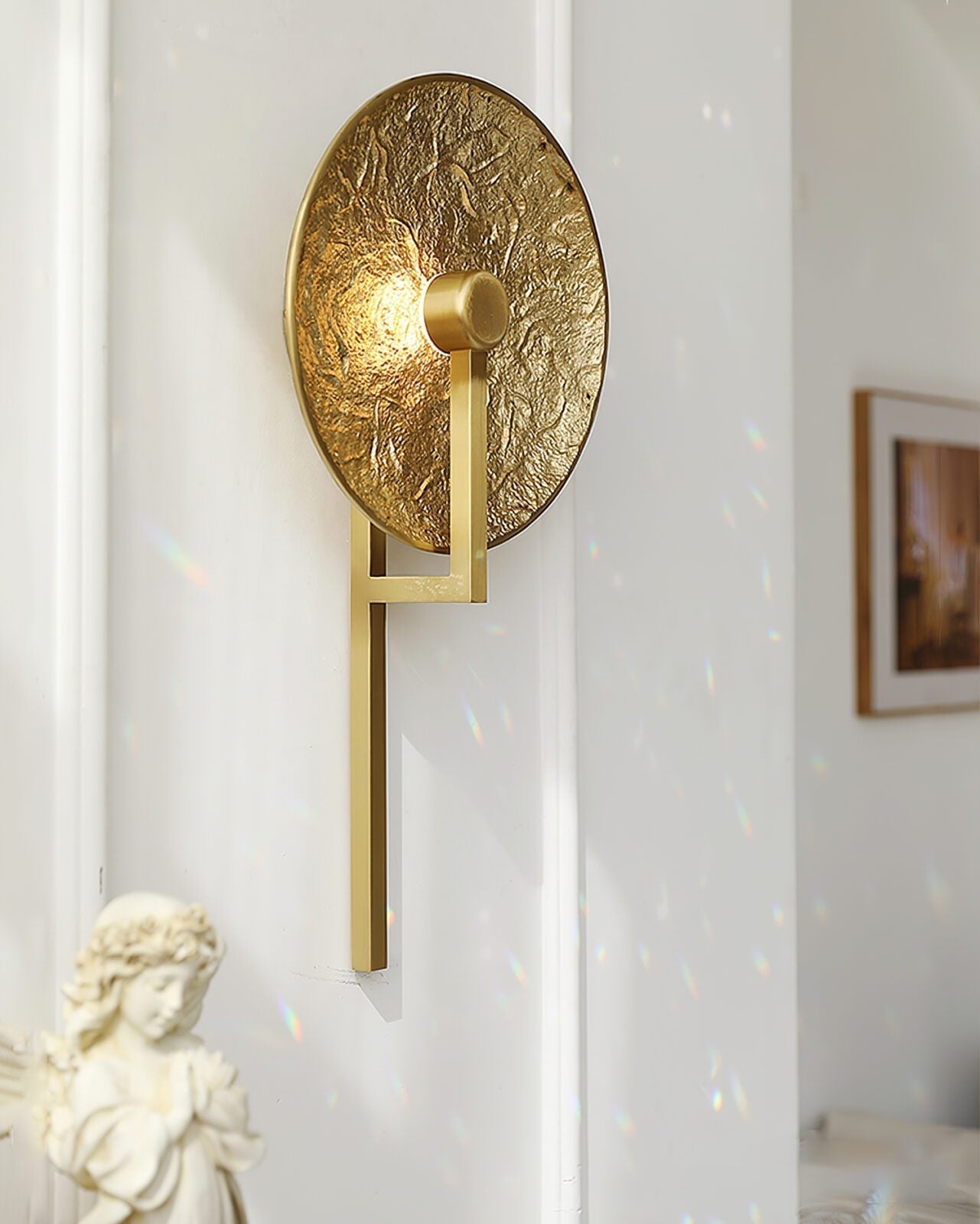 handcrafted-gold-brass-lunar-surface-integrated-led-wall-sconce-lighting