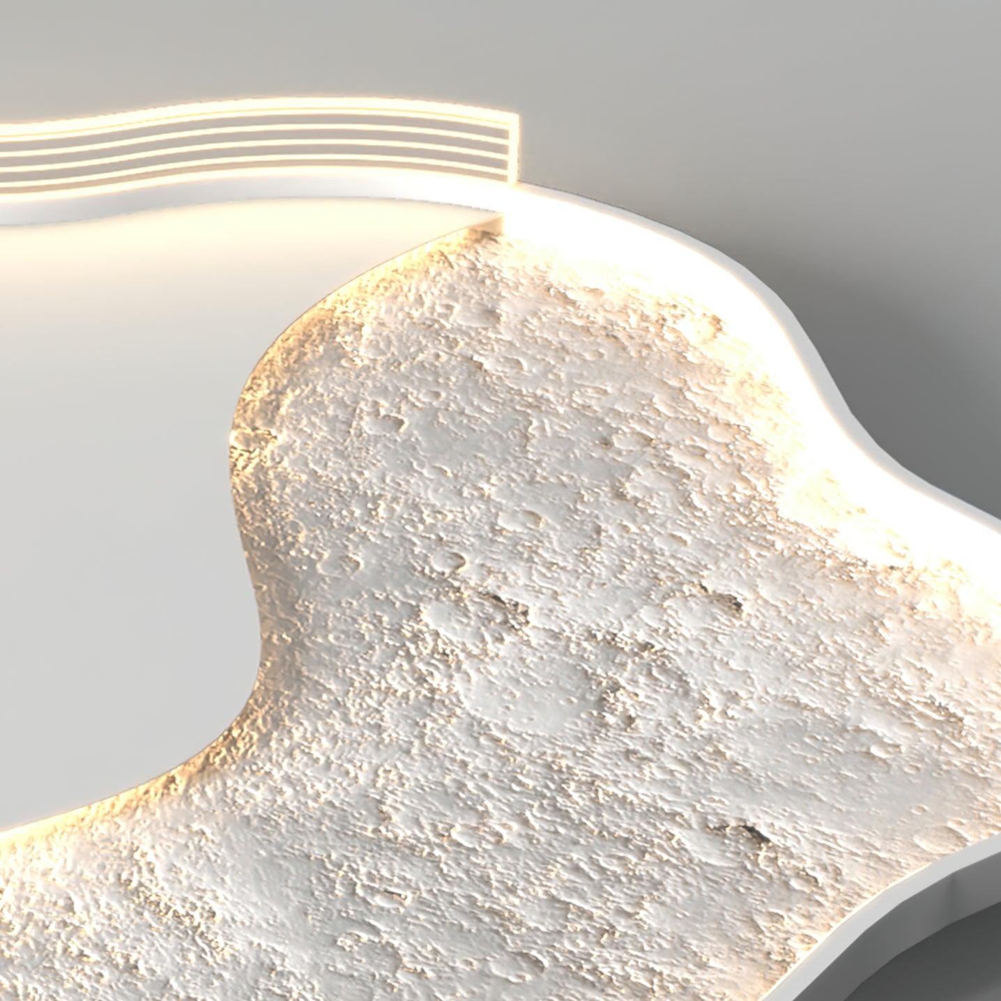 Modern Cloud Shape LED Ceiling Light Minimalist Acrylic Flush Mount Fixture for Bedroom