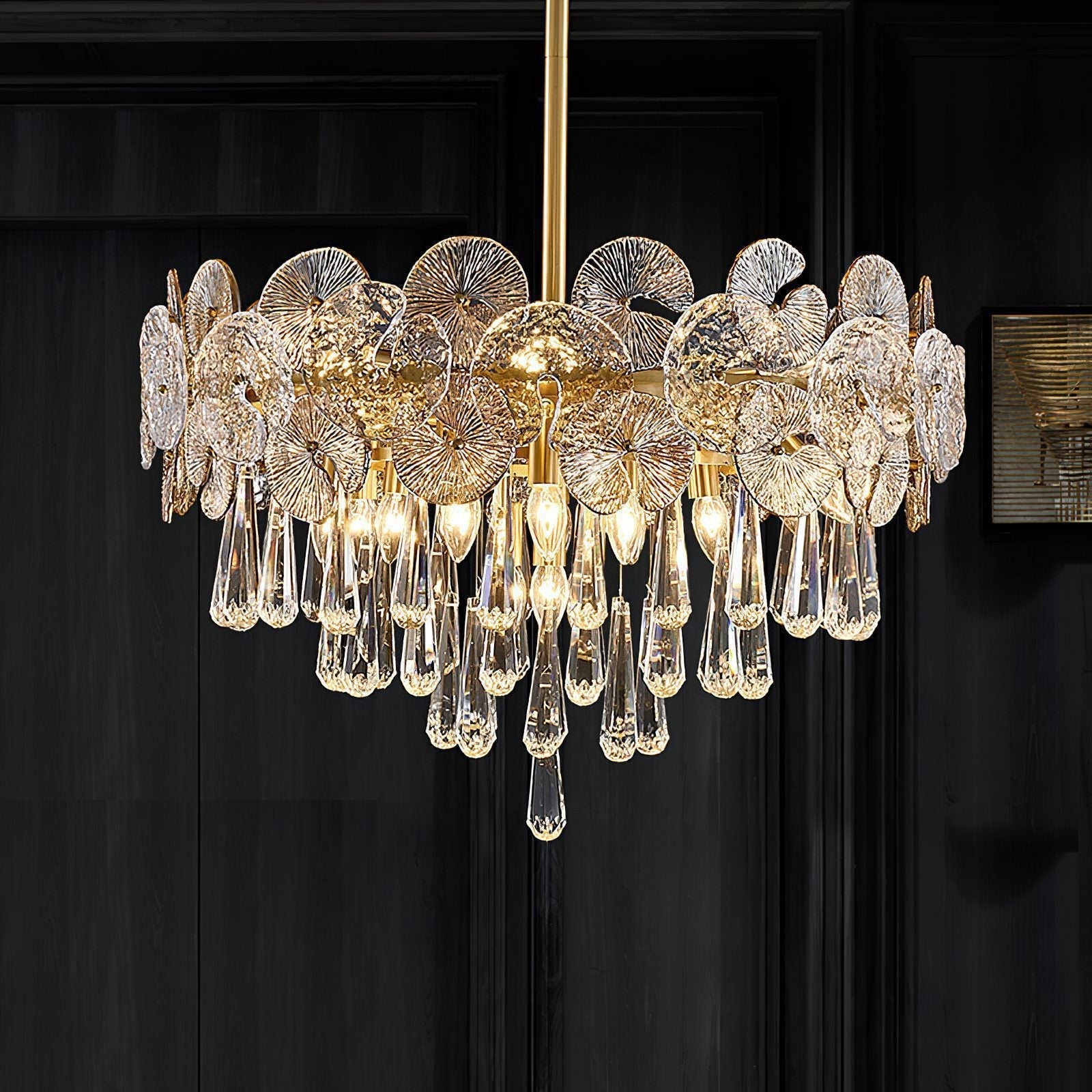 elegant-modern-brass-crystal-droplet-chandelier-gold-luxury-hanging-light-fixture