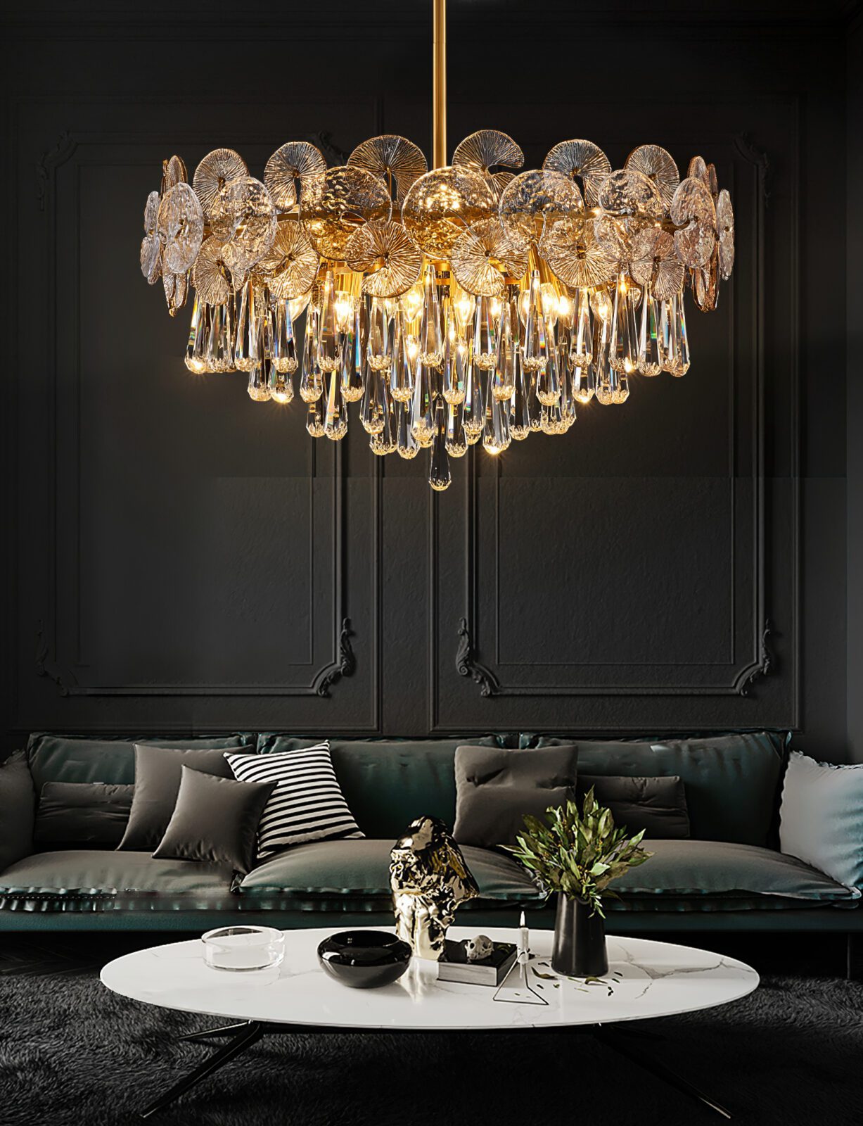 elegant-modern-brass-crystal-droplet-chandelier-gold-luxury-hanging-light-fixture